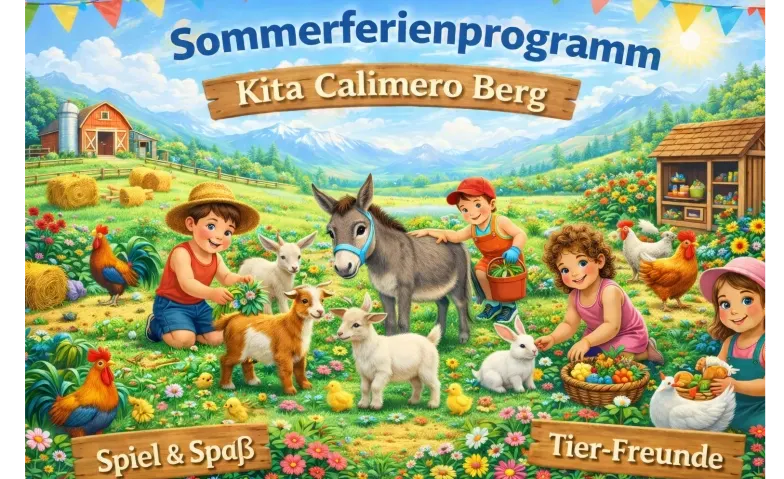 Sommerferienprogramm Bauernhof Woche von 06. - 10. Juli 2026