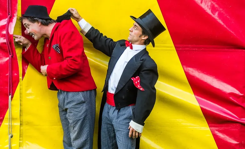 Kunterbunt: Clown Pepe und Tommy