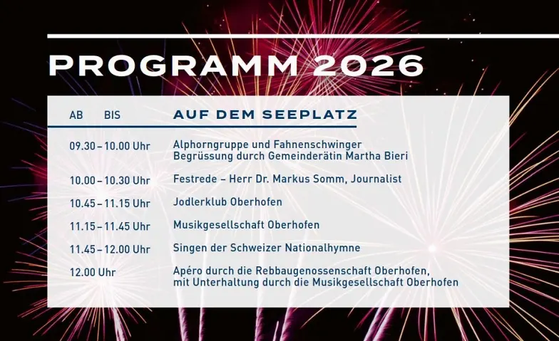 1. Augustfeier 2026