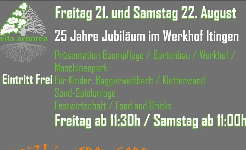 Jubiläumsfest vita arborea