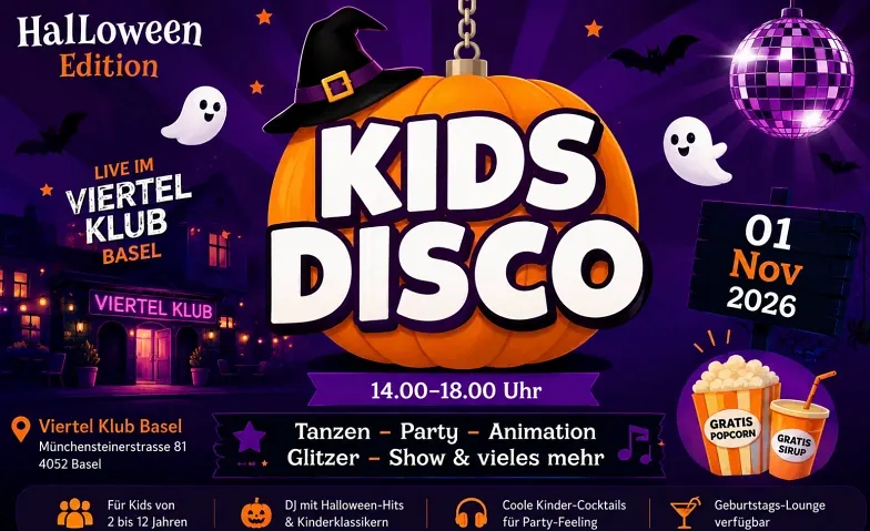 KIDS DISCO - HALLOWEEN EDITION @ VIERTEL KLUB